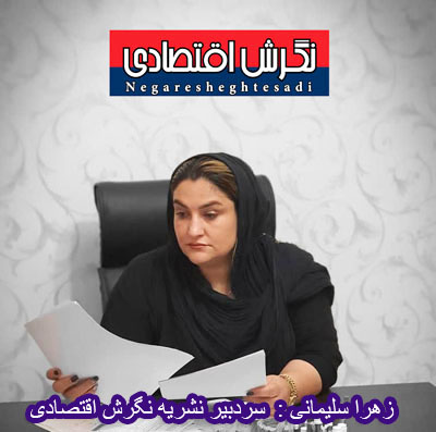 زهرا سلیمانی سردبیر نشریه نگرش اقتصادی