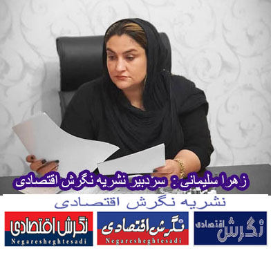 زهرا سلیمانی سردبیر نشریه نگرش اقتصادی