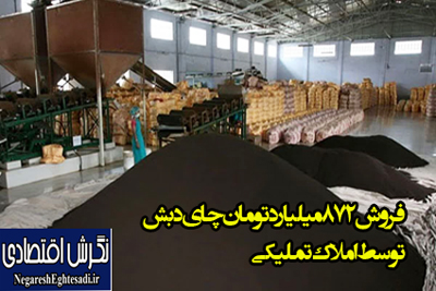 فروش ۸۷۲ میلیارد تومان چای دبش توسط املاک تملیکی