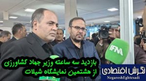 بازدید سه ساعته وزیر جهاد کشاورزی بازدید سه ساعته وزیر جهاد کشاورزیاز هشتمین نمایشگاه شیلات