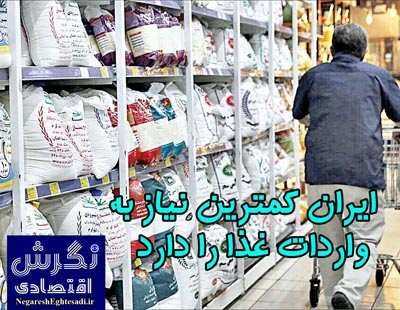ایران کمترین نیاز به واردات غذا را دارد