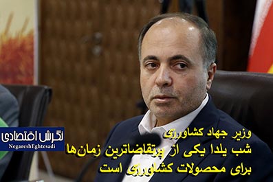 شب یلدا یکی از پرتقاضاترین زمان‌ها برای محصولات کشاورزی است