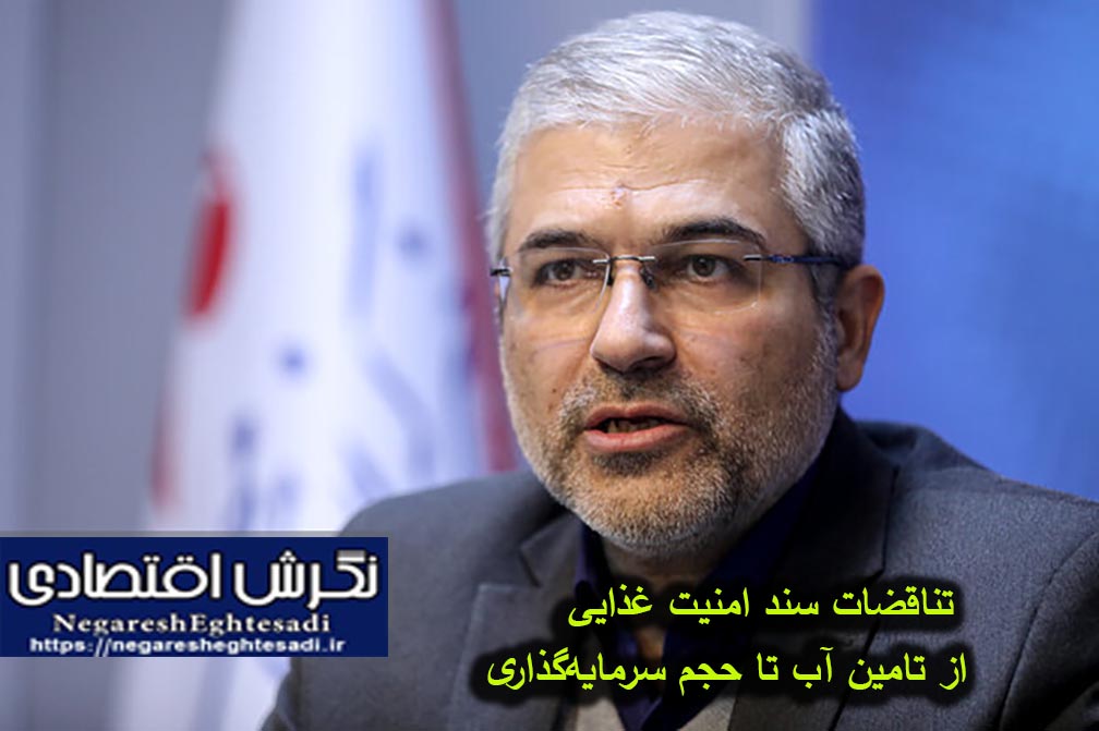 تناقضات سند امنیت غذایی از تامین آب تا حجم سرمایه‌گذاری
