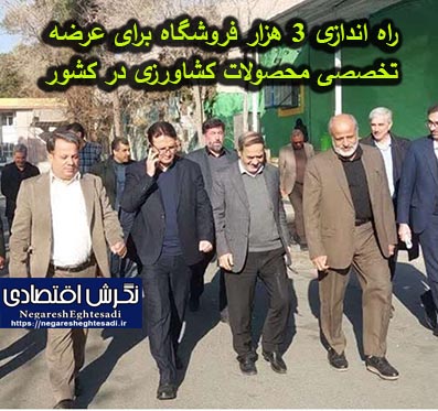 مدیرعامل سازمان مرکزی تعاون روستایی، راه اندازی ۳ هزار فروشگاه برای عرضه تخصصی محصولات کشاورزی در کشور