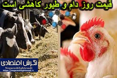 قیمت روز دام و طیور کاهشی است
