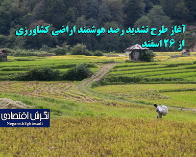 آغاز طرح تشدید رصد هوشمند اراضی کشاورزی از ۲۶ اسفند