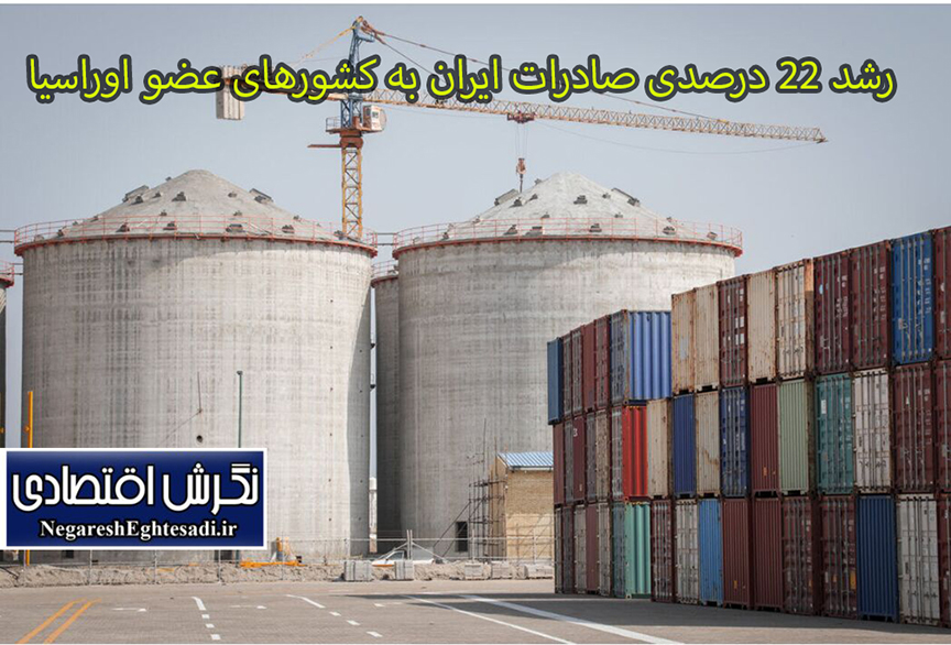 رشد ۲۲ درصدی صادرات ایران به کشورهای عضو اوراسیا