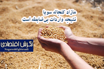 مازاد کنجاله سویا نتیجه واردات بی‌ضابطه است