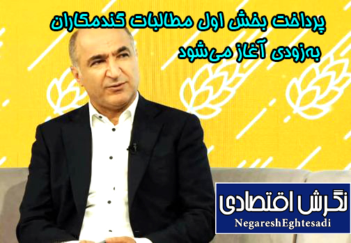 پرداخت بخش اول مطالبات گندمکاران به‌زودی آغاز می‌شود