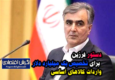 دستور فرزین برای تخصیص یک میلیارد دلار واردات کالاهای اساسی