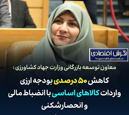 کاهش ۵۰ درصدی بودجه ارزی واردات کالاهای اساسی با انضباط مالی و انحصارشکنی